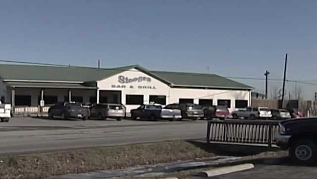 Stooges Bar and Grill, just narrowly missed by plane, raising money for servers