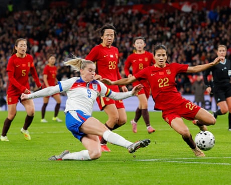 England v China: women’s friendly football international