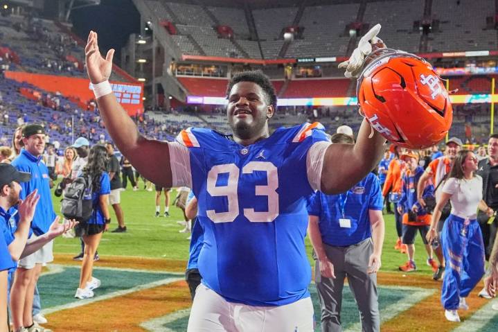 Florida Gators lineman Michai Boireau has matured, improved