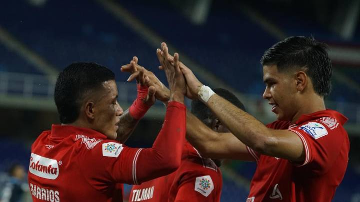 La tabla de la Liga Betplay tras los partidos de Once Caldas, Alianza, América y Santa Fe