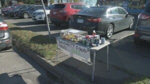 Labor Temple Sets Up Solidarity Table to Help Those in Need