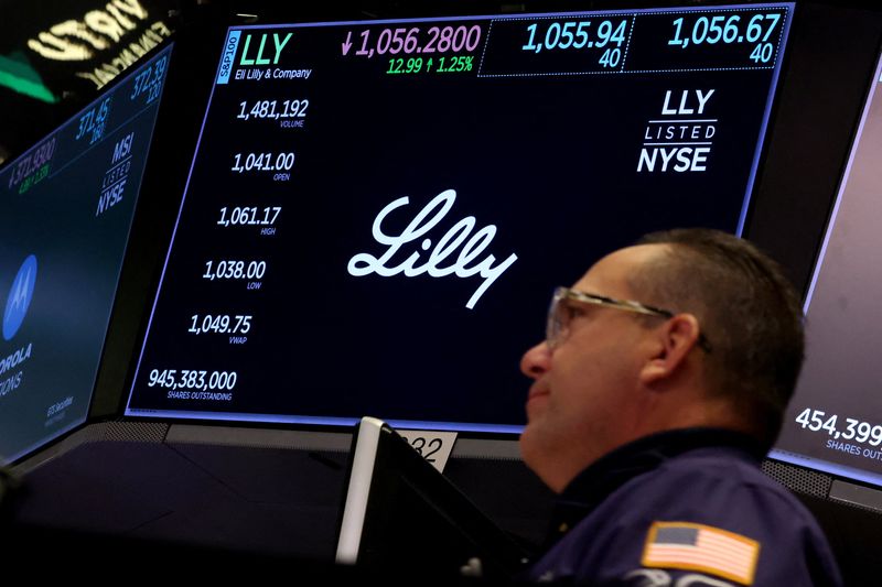 Lilly becomes first drugmaker to hit $1 trillion valuation on weight