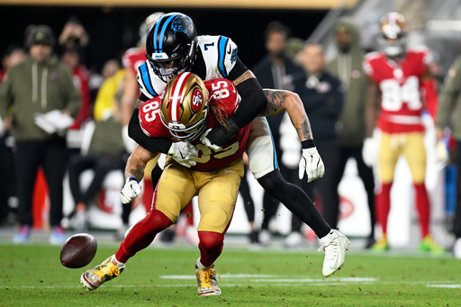 Panthers safety Tre’von Moehrig suspended 1 game for punching 49ers' Jauan Jennings