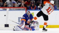 Isles rally from three-goal deficit before falling to Flyers in shootout