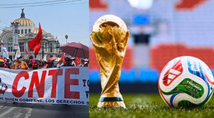 Amenaza CNTE con boicotear el Mundial si no derogan la Ley del ISSSTE