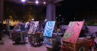 Las Cruces artists and bicyclists come together to help the unhoused