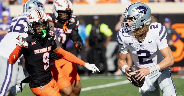 Kansas State forces 5 turnovers to edge Oklahoma State 14