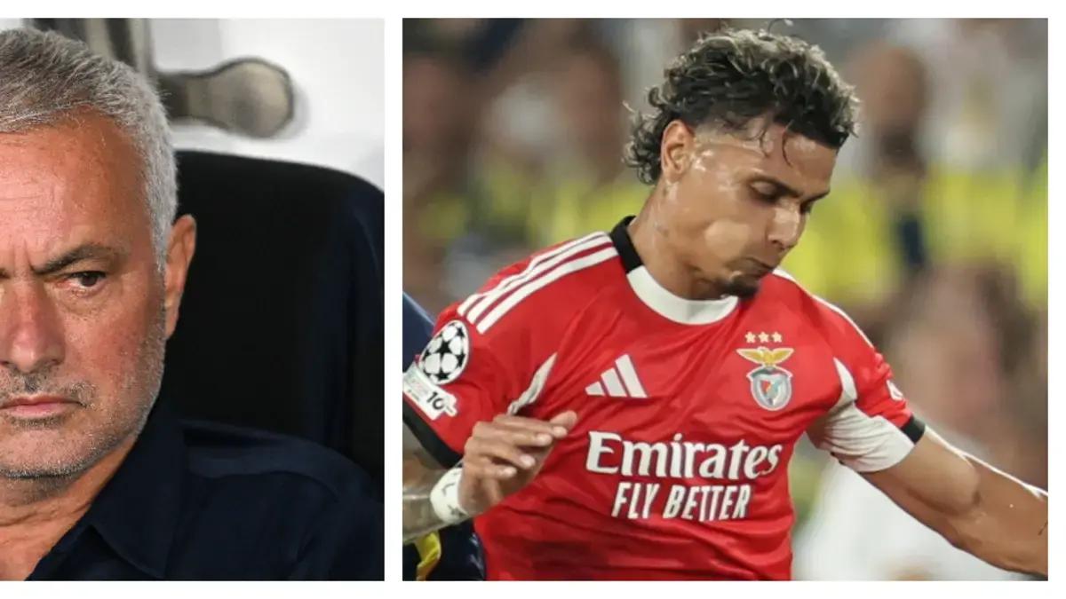 José Mourinho no ocultó su debilidad por Richard Ríos y lo llenó de elogios tras anotar su primer gol con el Benfica: 'Es un jugador importante'