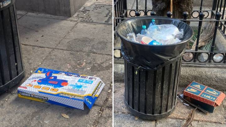 Buen Fin deja ofertas... y basura alrededor del corredor Morelos en Monterrey