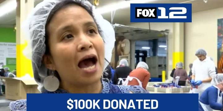 FOX 12's Emergency Day of Giving raises more than $100K for Oregon Food Bank