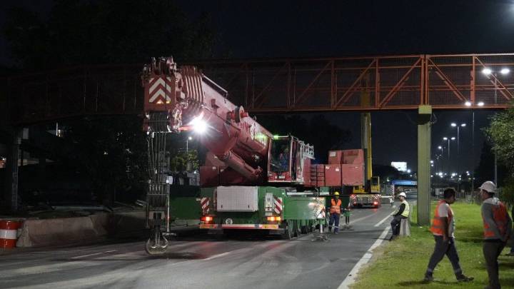 Cortarán la Autopista Dellepiane durante tres noches para avanzar con las obras de renovación integral