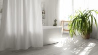 Natural Materials For Your Shower Curtains That Give You A Spa Bathroom Look
