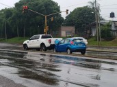 Choque en cadena dejó una conductora lesionada en Posadas