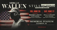 Morgan Wallen announces two concerts at Clemson Memorial Stadium