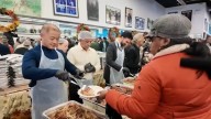 Mayor-elect Zohran Mamdani joins Rev. Al Sharpton in Harlem for Thanksgiving food distribution