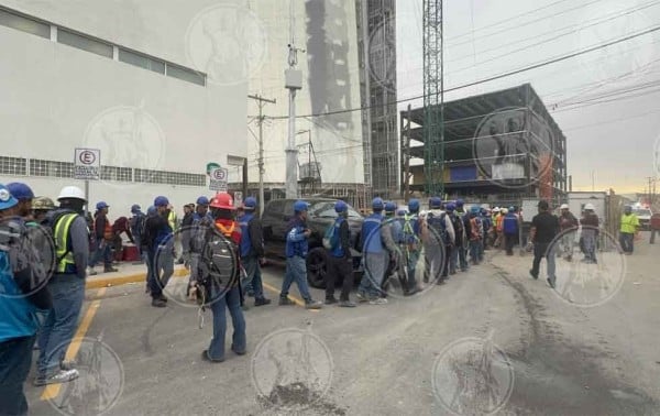 Suspenden obra en torre Centinela tras accidente de trabajador