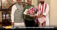 Chirag Paswan meets Bihar BJP in-charge Dharmendra Pradhan, congratulates him on poll victory