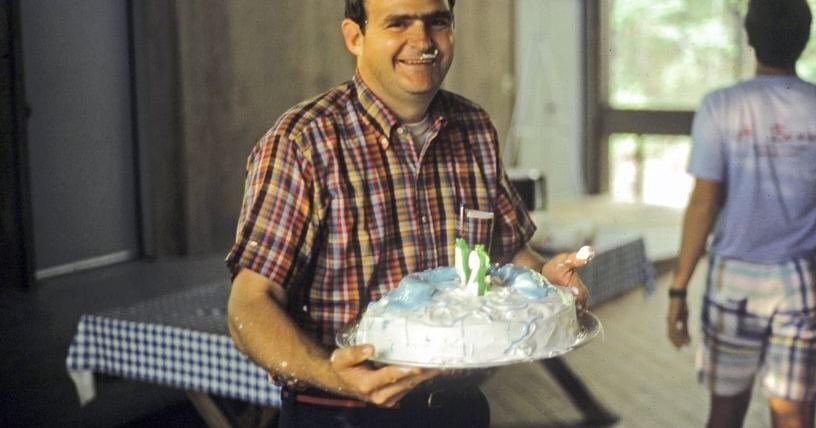 Laughing so hard it hurt, Dad didn’t mind the pain