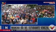 Así se desarrolla la marcha en conmemoración al Día del Estudiante Universitario en Venezuela (+Video) 21 de noviembre de 2025 | País Los presentes han recordado el espíritu de lucha, esperanza y aleg