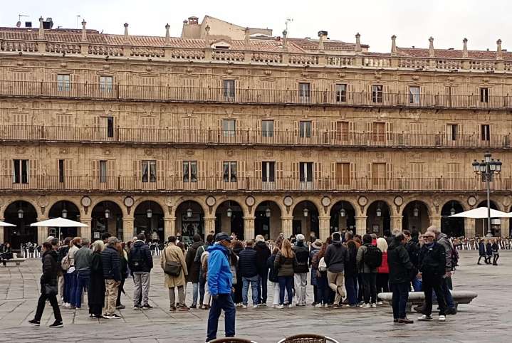 Récord de turistas de otoño en Salamanca
