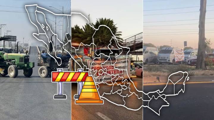 ¿Cómo va el megabloqueo de transportistas hoy lunes 24 de noviembre; qué estados están afectados?