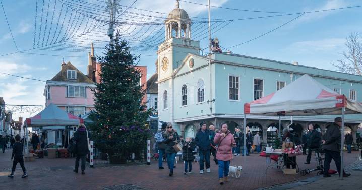 Charming medieval town an hour from London 'comes alive' at Christmas
