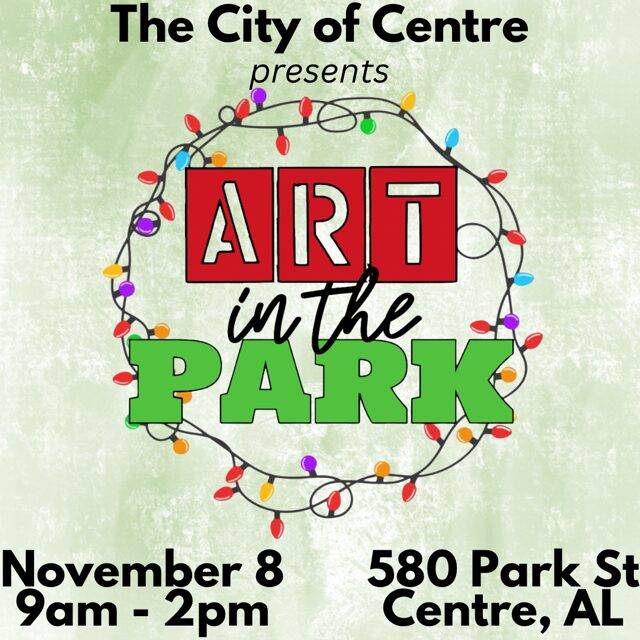 Centre to Host Art in the Park November 8th