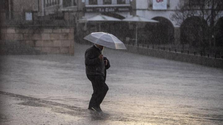 La borrasca 'Claudia' pone en alerta por lluvias a Extremadura