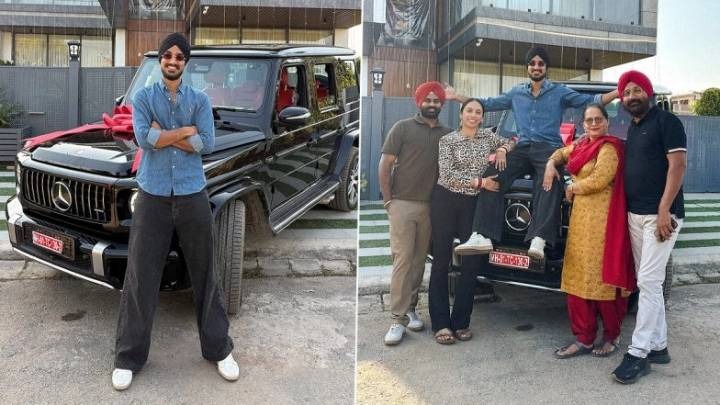 Cricket Arshdeep Singh Purchases INR 4 Crore Worth Mercedes-Benz G-Wagon, Ace India Cricketer Shares Glimpses of New Car (See Pics)