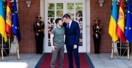 Zelenski se reunirá el martes con Pedro Sánchez en Madrid y visitarán el 'Guernica'
