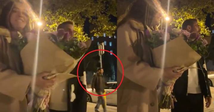 ¡Inesperado! Messi aparece en video romántico de una pareja en Barcelona