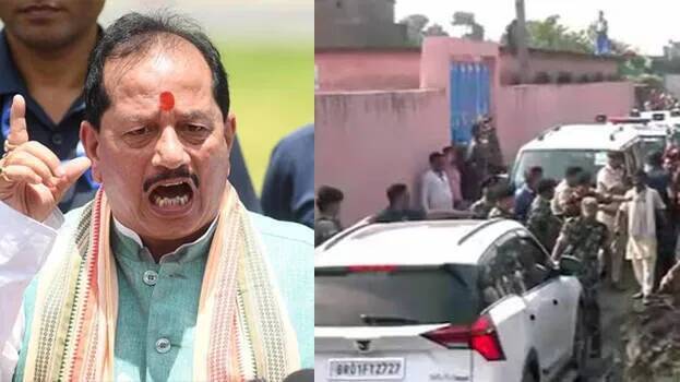 Slippers and stones pelted at convoy of Bihar deputy chief minister, attack while visiting polling booths