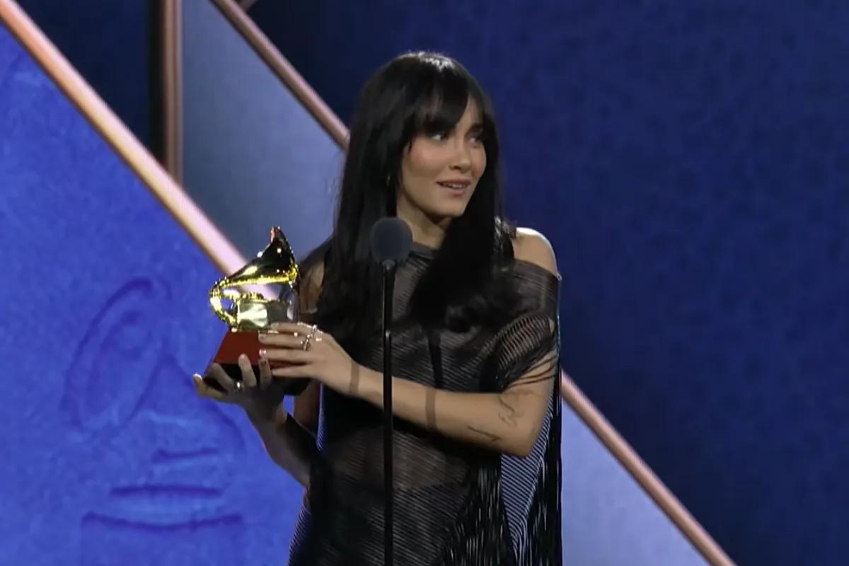 Aitana gana su primer Latin Grammy: "Esto es muy fuerte para mí, siempre lo soñamos pero nunca creemos que pueda pasar"