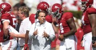 Saban urges Crimson Tide football team to not get the case of the 'poor me's' amid 'gauntlet' portion of schedule