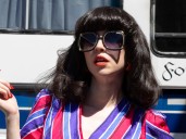 Las primeras imágenes de Sofía Gala Castiglione haciendo de Moria Casán para la serie de Netflix