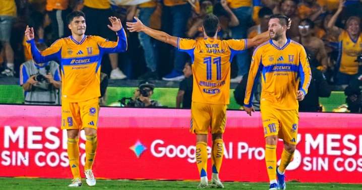Tigres golea y humilla a Xolos en el Volcán y consigue su boleto a las semifinales del Apertura 2025
