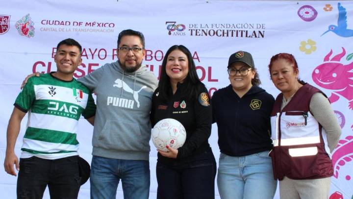 Se suma Iztacalco a la clase masiva de fútbol rumbo al mundial 2026