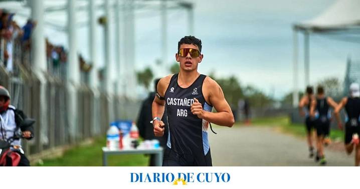 El sanjuanino Thomas Castañeda Maldonado disputó el triatlón de Viña del Mar