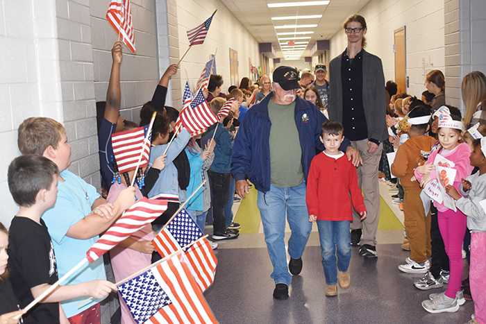 West Rowan salutes the troops