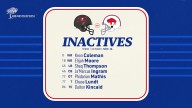 Buffalo Bills inactives list vs. Tampa Bay Buccaneers