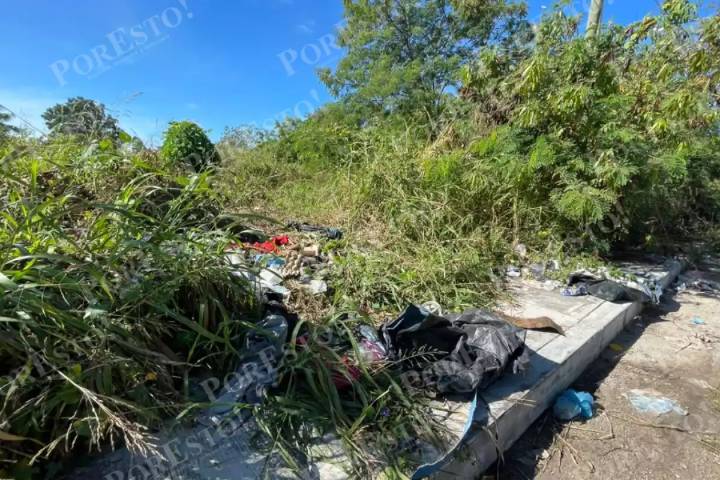 Vecinos de Champotón exigen limpieza de lote baldío ante abandono municipal
