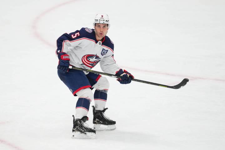 Blue Jackets’ Mateychuk making his Manitoba debut