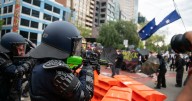 Masks and rock throwers as protest violence escalates