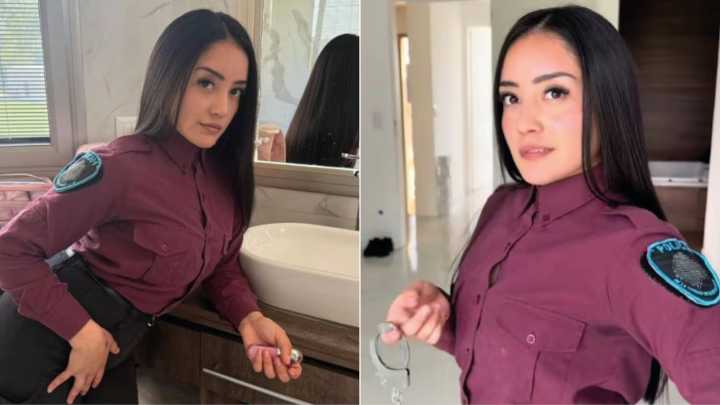 Habló la policía que fue suspendida por haber subido videos provocativos a TikTok: "Lo hice por necesidad"