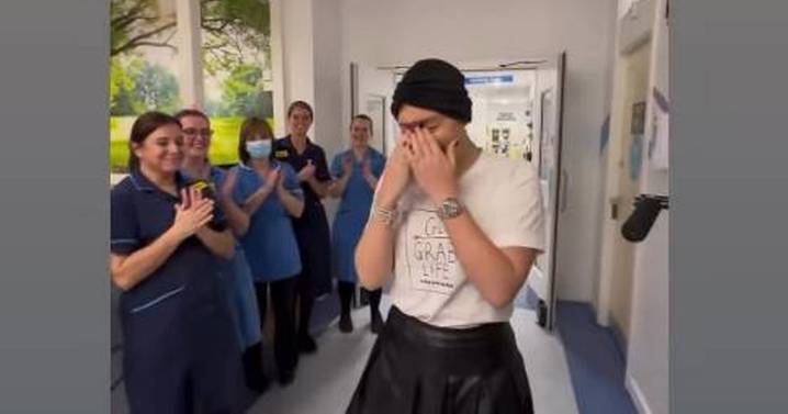 Strictly's Amy Dowden marks emotional cancer milestone as star breaks down in tears