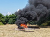 FGR incinera más de 2 toneladas de narcóticos en Chiapas