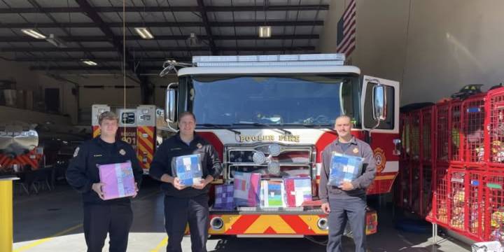 Life-long Pooler resident donates hand-made quilts to Pooler Fire Rescue