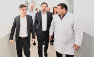 Kicillof inauguró una obra en Florencio Varela que había paralizado Milei
