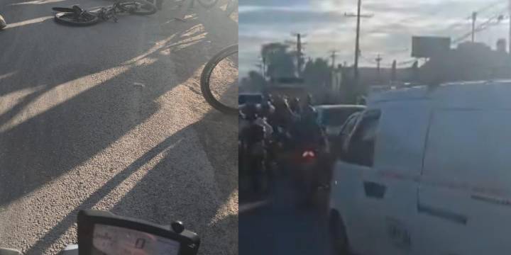 Ciclista murió en accidente de tránsito en la vía Madrid