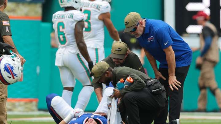 Bills vs. Dolphins injury updates for players hurt in Week 10